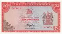 Rodesia 2 Dollars - 24-05-1979 - Replacement - P.39