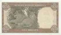 Rodesia 5 Dollars - 20-10-1978 - Replacement - P.36