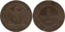 Rom 3 Baiocchi - Roman Republic -1849 R