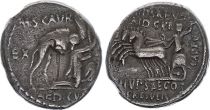 Roma Republic Denarius,  Aemilia 58 BC Rome - F to VF