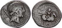 Roma Republic Denarius,  Crepusia 82 BC Rome - F