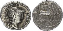 Roma Republic Denarius,  Manlia 82 BC Rome - VF+