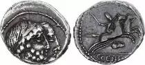 Roma Republic Denarius,  Marcia 88 BC Rome - F+
