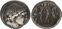 Roma Republic Denarius,  Memmia 109-108 BC Rome - F+