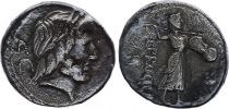 Roma Republic Denarius,  Procilia 80 BC Rome - F to VF