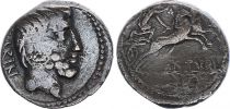 Roma Republic Denarius,  Tituria 89 BC Rome - F