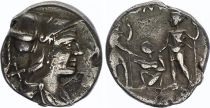 Roma Republic Denarius,  Veturia 137 BC Rome - VF