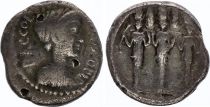 Roma Republic Denier,  Accoleia - 43 BC Rome - F