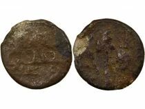 Roma Republic Julius Caesar - Fourree Denarius, with Elephant