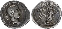 Roma Republic Quinarius,  Calpurnia 90 BC Rome - F+