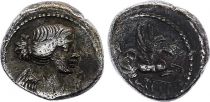Roma Republic Quinarius,  Titia 90 BC Rome - F+