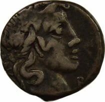 Roma Republic Vibia Gens, Caius - Silver Denarius, Quadriga - 90 BC Rome