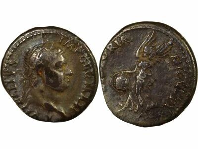 Roma Republic Vitellius - Silver Denarius, Victoria - 69 Rome