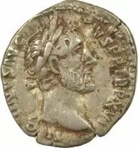 Roman Empire  Antoninous Pious - Silver Denarius, Standing Vesta - 152 / 153 Rome