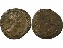 Roman Empire  Hadrian - Silver Denarius, Standing Felicitas - 118 Rome