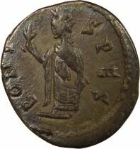 Roman Empire  Septimus Severus - Silver Denarius, Good Hope - 194 Emesa