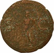 Roman Empire Agrippa, under Caligula - As, Neptune - 37 / 41 Rome