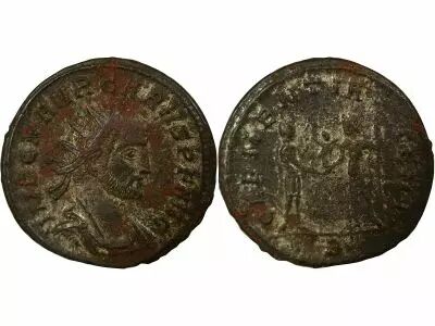 Roman Empire Antoninianus - Carus - CLEMENTIA TEMP - Cyzicus