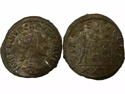 Roman Empire Antoninianus - Carus - VIRTVS AVGGG - Antioch
