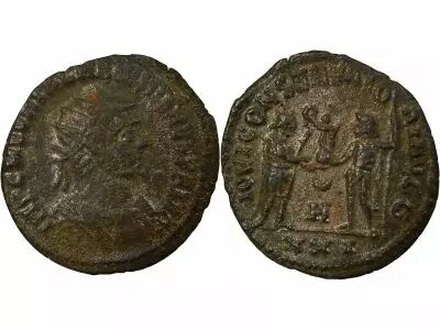 Roman Empire Antoninianus - Maximian Herculius - IOVI CONSERVATORI AVGG - Antioch