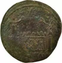Roman Empire Augustus - As, Altar of Gauls - 10 / 6 BC Lugdunum