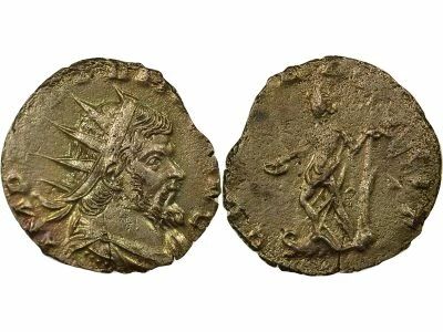 Roman Empire Aureolus - Antoninianus, Concordia - 268 Mediolanum