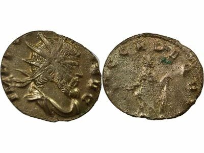 Roman Empire Aureolus - Antoninianus, Concordia - 268 Mediolanum
