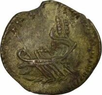 Roman Empire Caracalla - Silver Denarius, Galley - 202 Rome