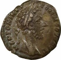 Roman Empire Commodus - Silver Denarius, Standing Aequitas - 181 Rome