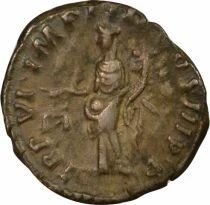 Roman Empire Commodus - Silver Denarius, Standing Aequitas - 181 Rome