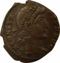 Roman Empire Constans - Nummus, Soldiers & Standard - 336 / 341
