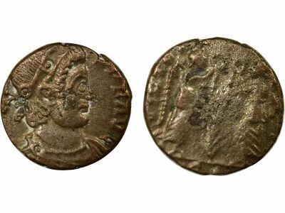Roman Empire Constans - Nummus, Victories & Palm - 342 / 348