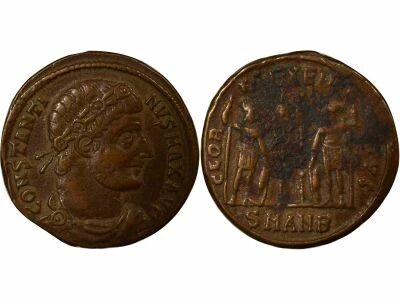 Roman Empire Constantine I - Nummus, Soldiers & Standards - 330 / 335 Antioch