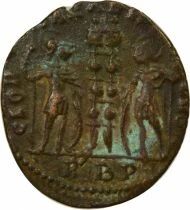 Roman Empire Constantine I - Nummus, Soldiers, two standards  - 333 / 335 Rome