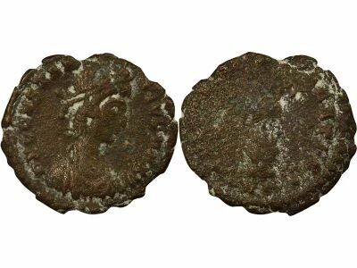 Roman Empire Constantius II - Nummus, Phoenix on a funeral Pyre - 349 Trier