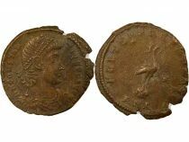 Roman Empire Constantius II - Nummus, Phoenix on Globe - 348 / 350 Antioch