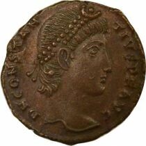 Roman Empire Constantius II - Nummus, Twenty-Year Wishes - 347 / 348 Antioch