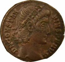 Roman Empire Constantius II - Nummus, Twenty-Year Wishes - 347 / 348 Constantinople