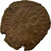 Roman Empire Constantius II - Nummus, Twenty-Year Wishes - 347 / 348 Cyzicus