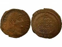Roman Empire Constantius II - Nummus, Twenty-Year Wishes - 347 / 348