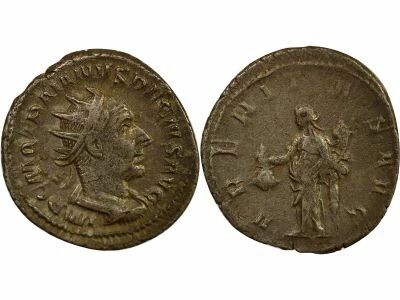 Roman Empire Decius - Antoninianus, Uberitas - 250 Rome