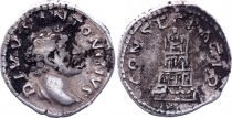 Roman Empire Denarius,  Antoninus Pius- 161 Rome