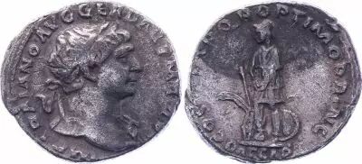 Roman Empire Denarius,  Trajan - 110 Rome