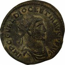 Roman Empire Diocletian - Antoninianus, Emperor & Jupiter - 284 / 285 Antioch