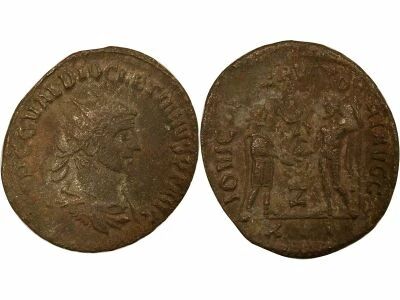 Roman Empire Diocletian - Antoninianus, Emperor & Jupiter - 285 / 286 Antioch