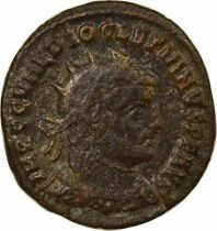 Roman Empire Diocletian - Antoninianus, Emperor & Jupiter - 295 / 299 Cyzicus