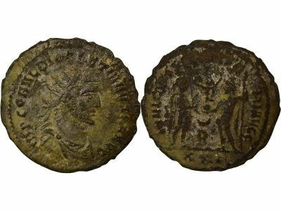 Roman Empire Diocletian - Antoninianus, Jupiter & Hercules - 286 / 290 Antioche