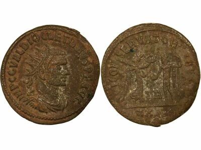 Roman Empire Diocletian - Antoninianus, Victoria & Emperor - 284 / 285 Tripoli