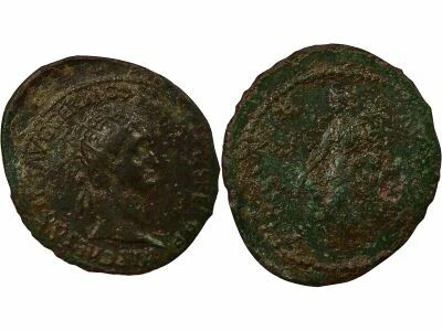 Roman Empire Domitianus - Dupondius, Fortuna - 88 / 96 Rome