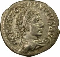 Roman Empire Elagabalus - Denarius, Abundantia - 220 Rome